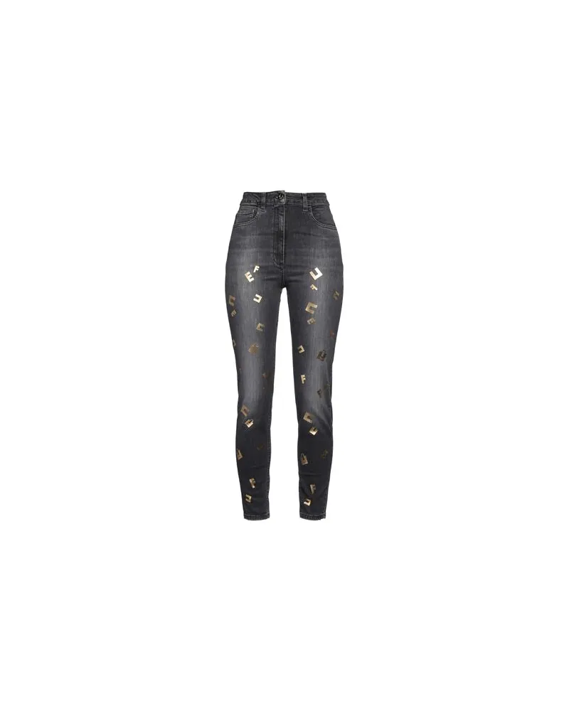 Elisabetta Franchi HOSEN & RÖCKE - Jeanshosenauf YOOX.COM Schwarz