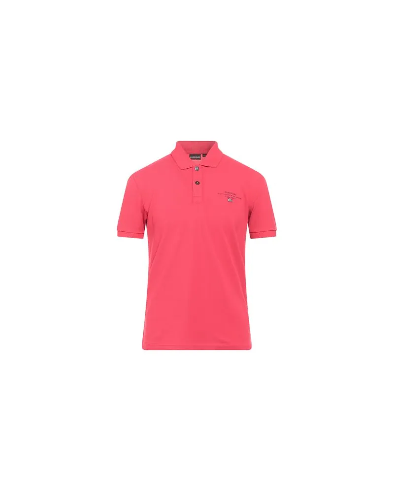 Napapijri TOPS - Poloshirtsauf YOOX.COM Rot