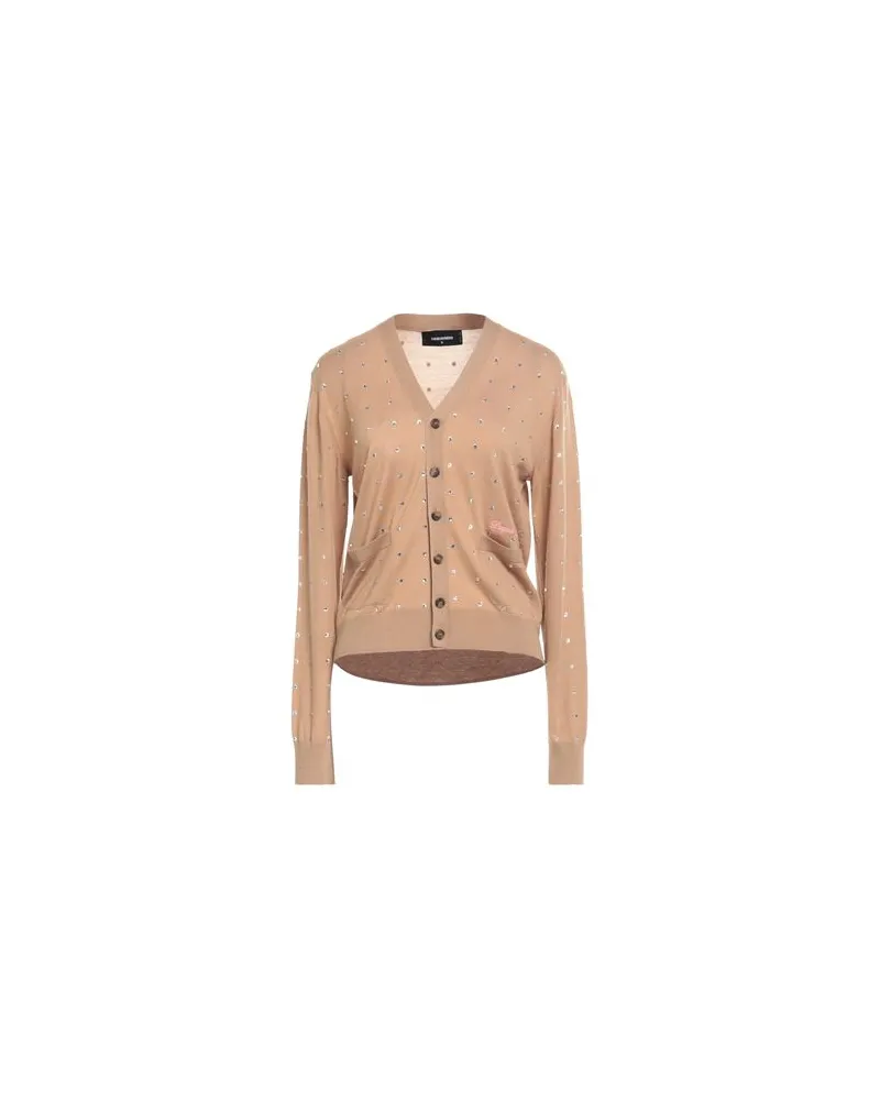 Dsquared2 STRICKWAREN - Strickjackenauf YOOX.COM Sand