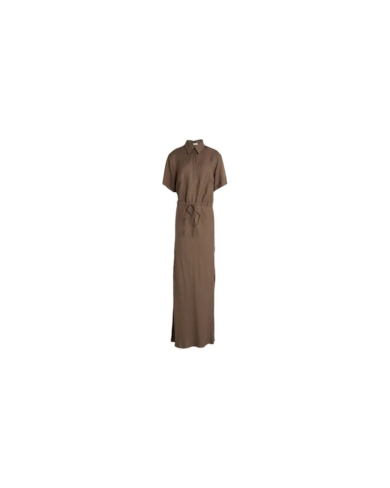 Brunello Cucinelli KLEIDER - Maxi-Kleiderauf YOOX.COM Braun