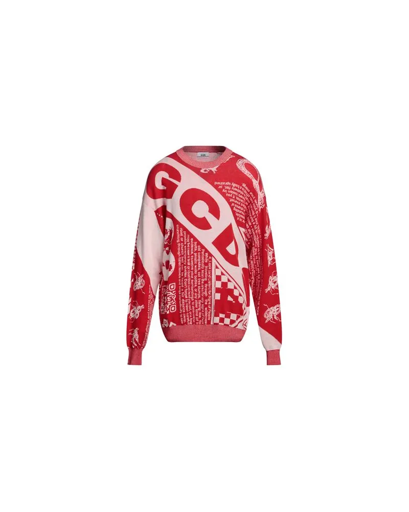 GCDS STRICKWAREN - Pulloverauf YOOX.COM Rot