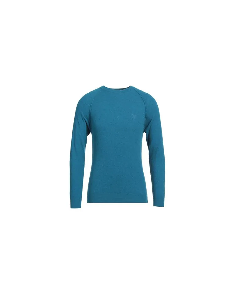 BERNA STRICKWAREN - Pulloverauf YOOX.COM Aquamarin