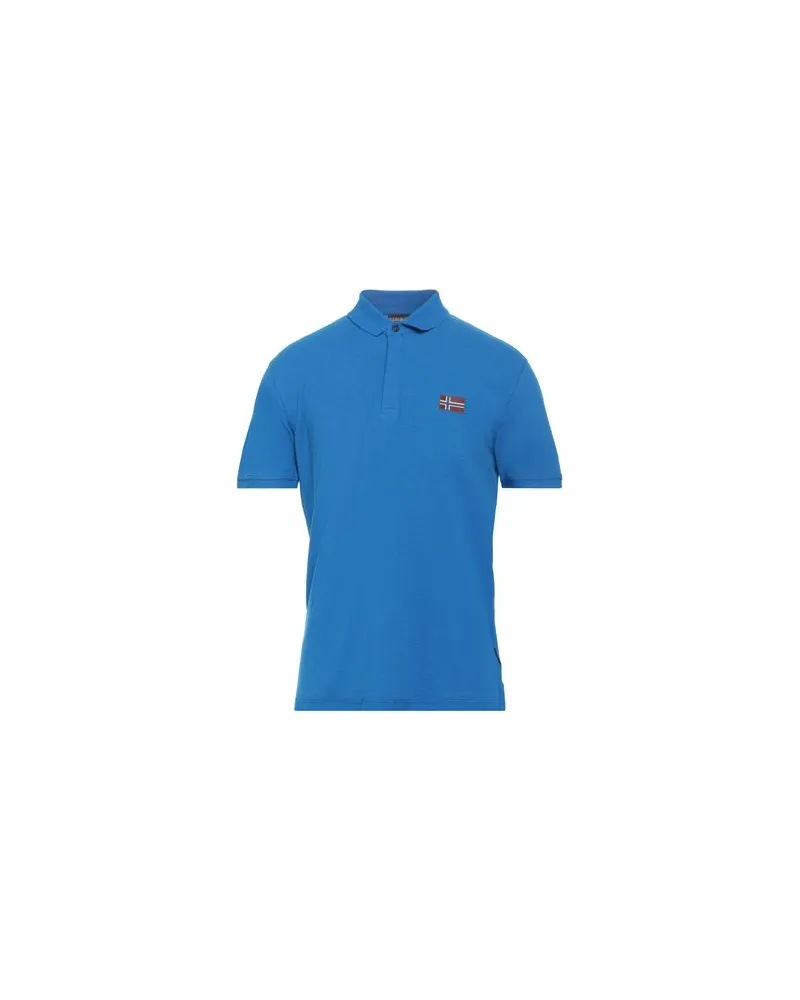 Napapijri TOPS - Poloshirtsauf YOOX.COM Königsblau
