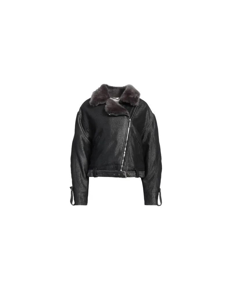 Alberta Ferretti JACKEN & MÄNTEL - Jeansjacken/Mäntelauf YOOX.COM Schwarz