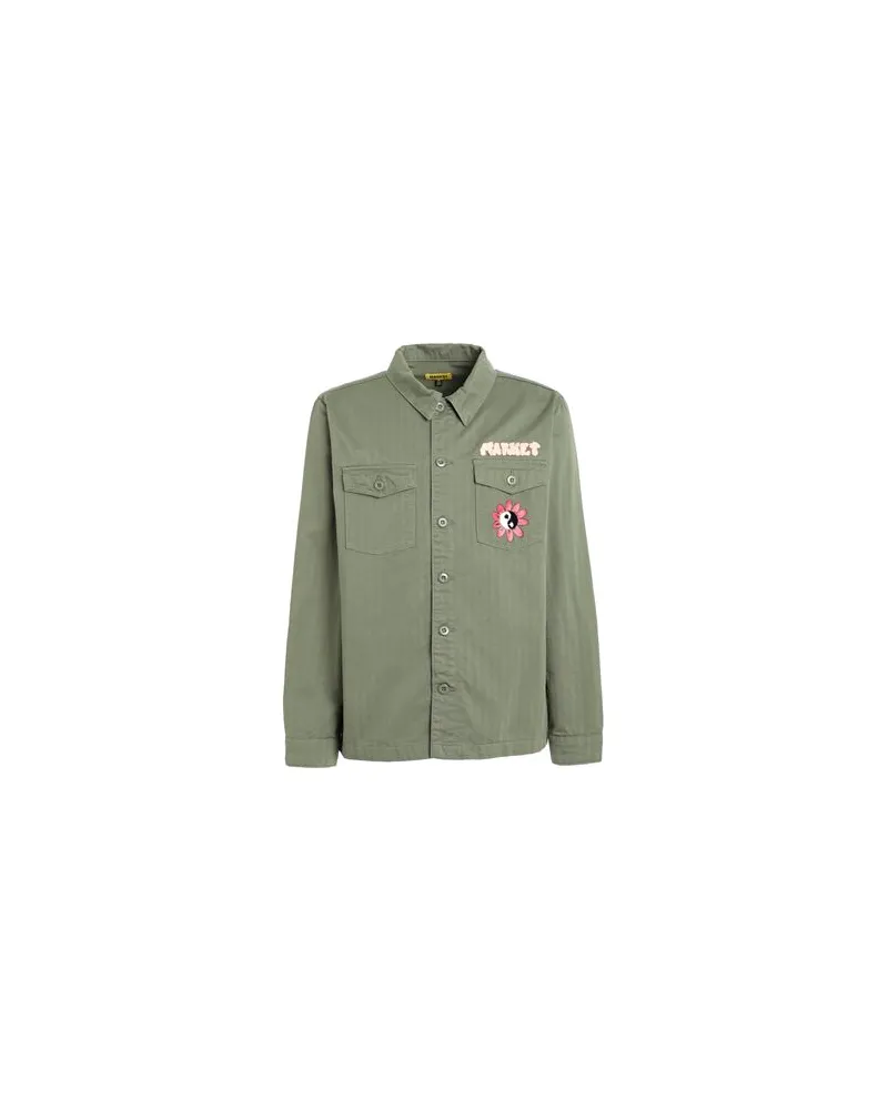 Market BREATHWORK ARMY JACKET	 - TOPS - Hemdenauf YOOX.COM Militärgrün
