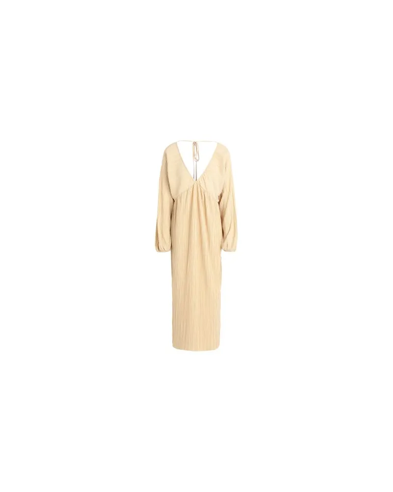 EDITED Kamila Dress  - KLEIDER - Midi-Kleiderauf YOOX.COM Sand