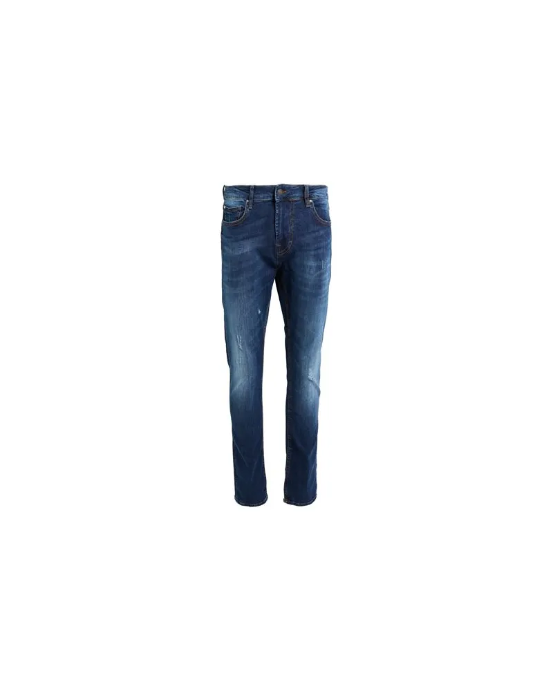 Guess HOSEN & RÖCKE - Jeanshosenauf YOOX.COM Blau
