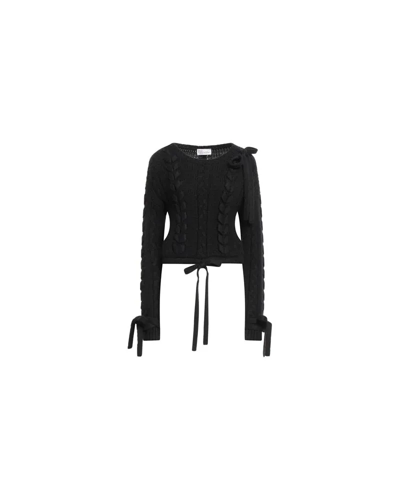 RED Valentino STRICKWAREN - Pulloverauf YOOX.COM Schwarz