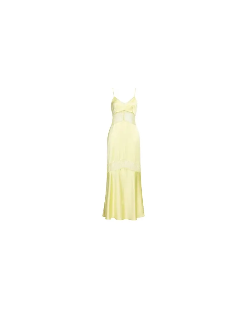 IMPERIAL KLEIDER - Maxi-Kleiderauf YOOX.COM Pastellgelb