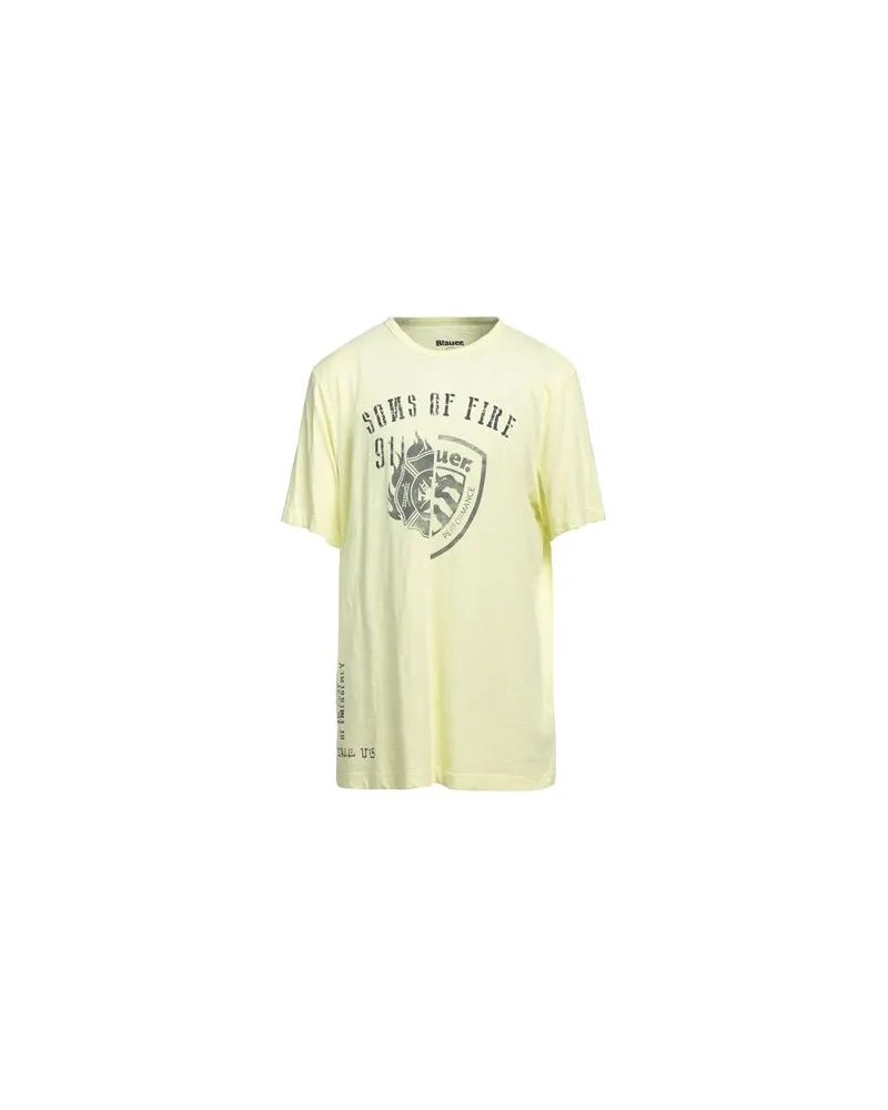 Blauer TOPS - T-shirtsauf YOOX.COM Pastellgelb
