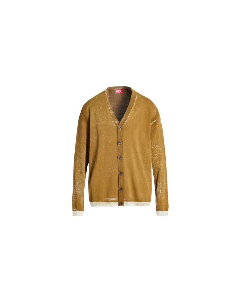 Diesel STRICKWAREN - Strickjackenauf YOOX.COM Kamel