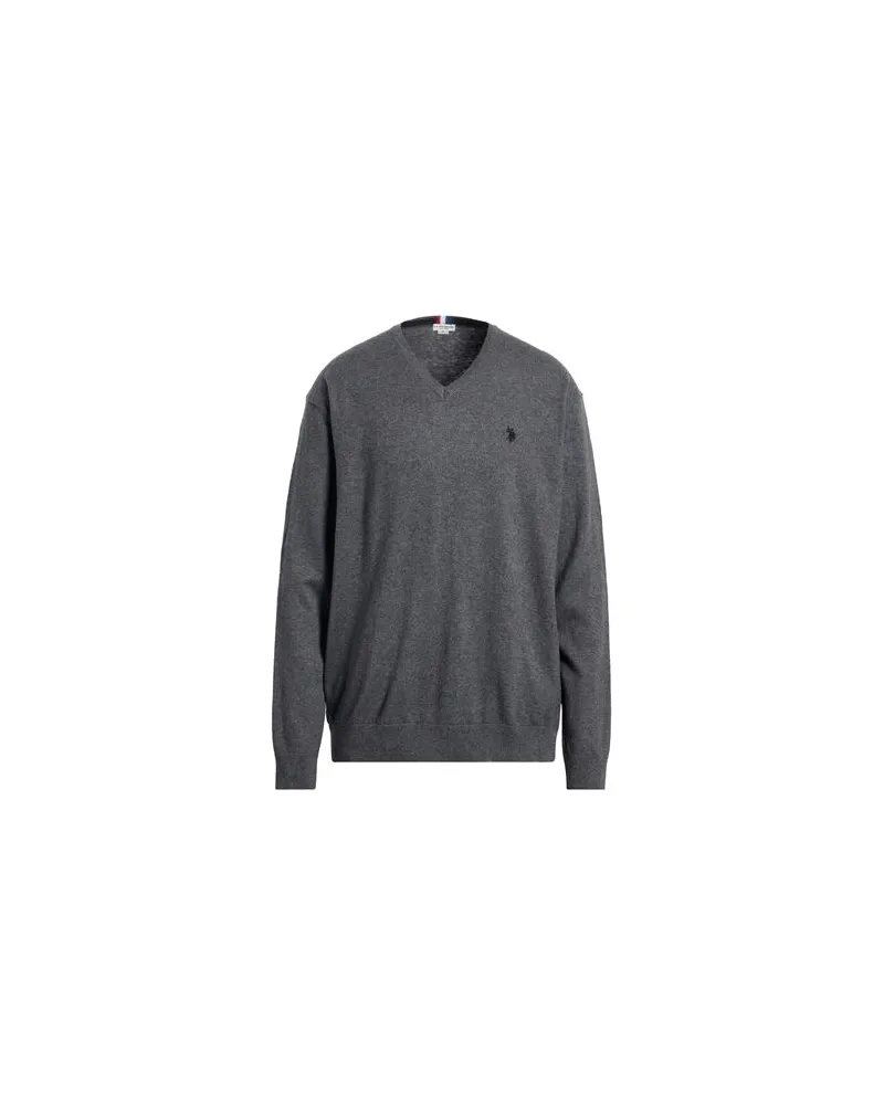U.S. Polo Assn.  STRICKWAREN - Pulloverauf YOOX.COM Stahlgrau