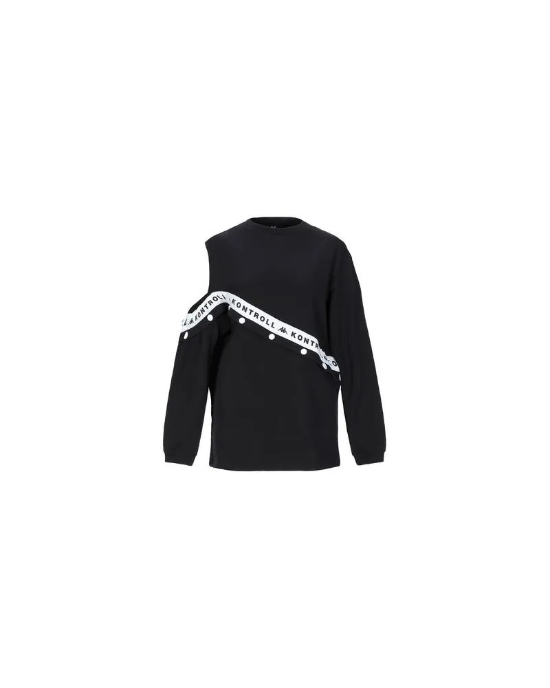 Kappa TOPS - Sweatshirtsauf YOOX.COM Schwarz