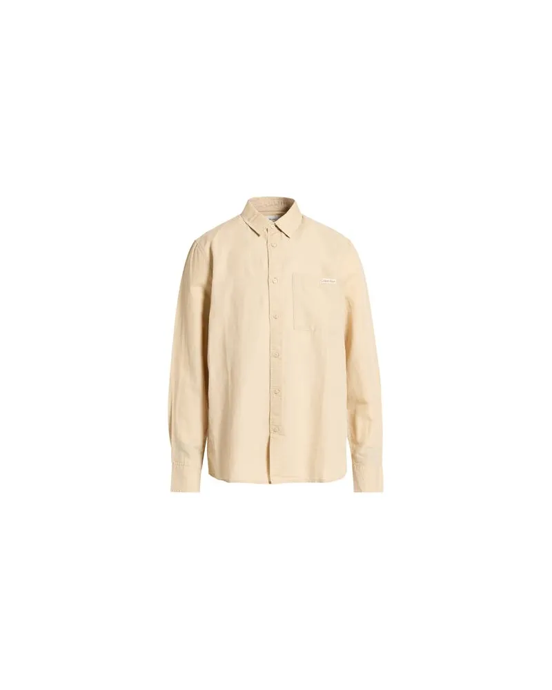 Calvin Klein TOPS - Hemdenauf YOOX.COM Beige