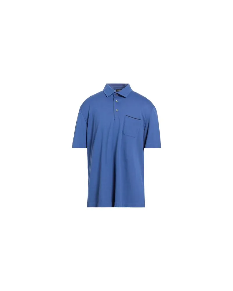 Ermenegildo Zegna TOPS - Poloshirtsauf YOOX.COM Blau