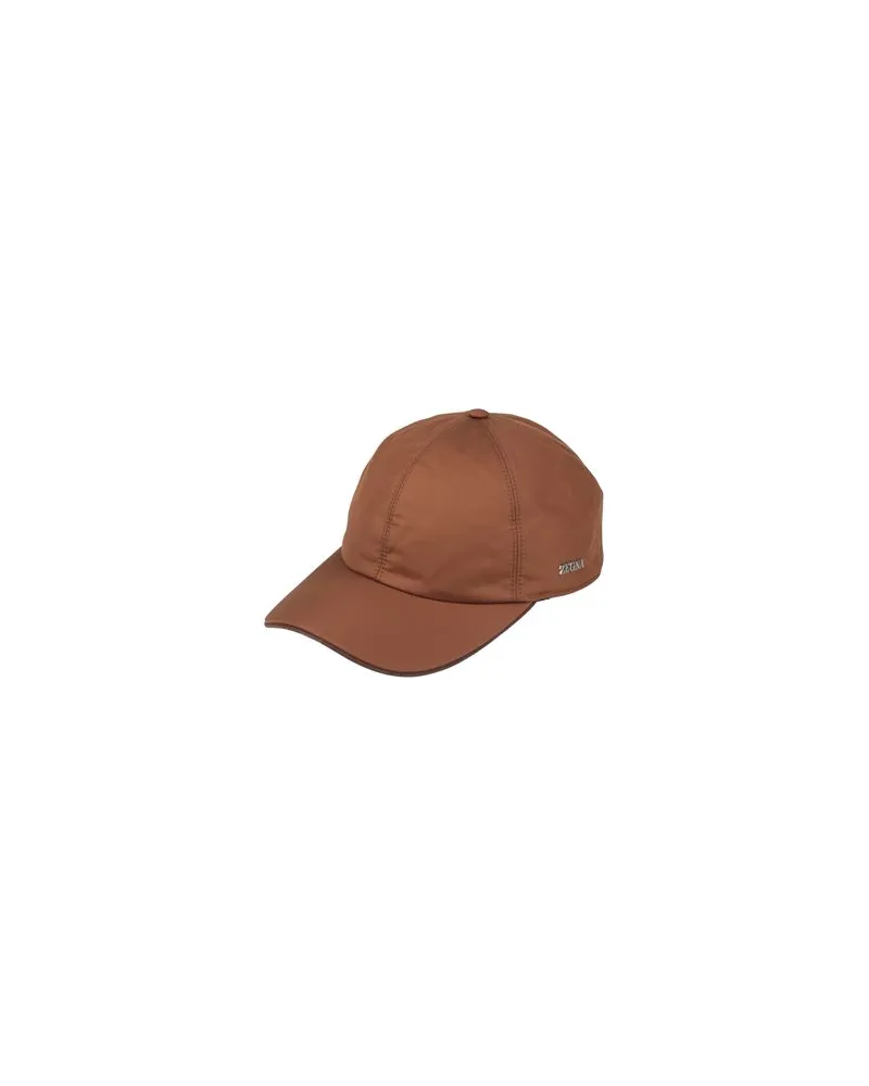 Ermenegildo Zegna ACCESSOIRES - Mützen & Hüteauf YOOX.COM Braun