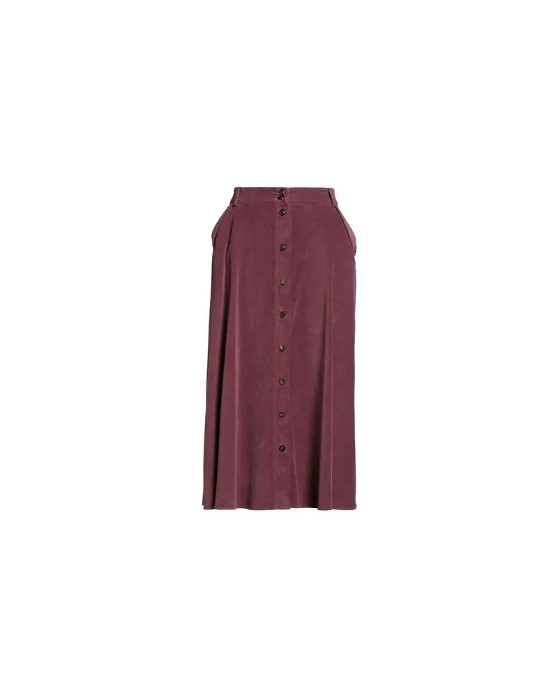 PANICALE Cashmere HOSEN & RÖCKE - Midi-Röckeauf YOOX.COM Malve