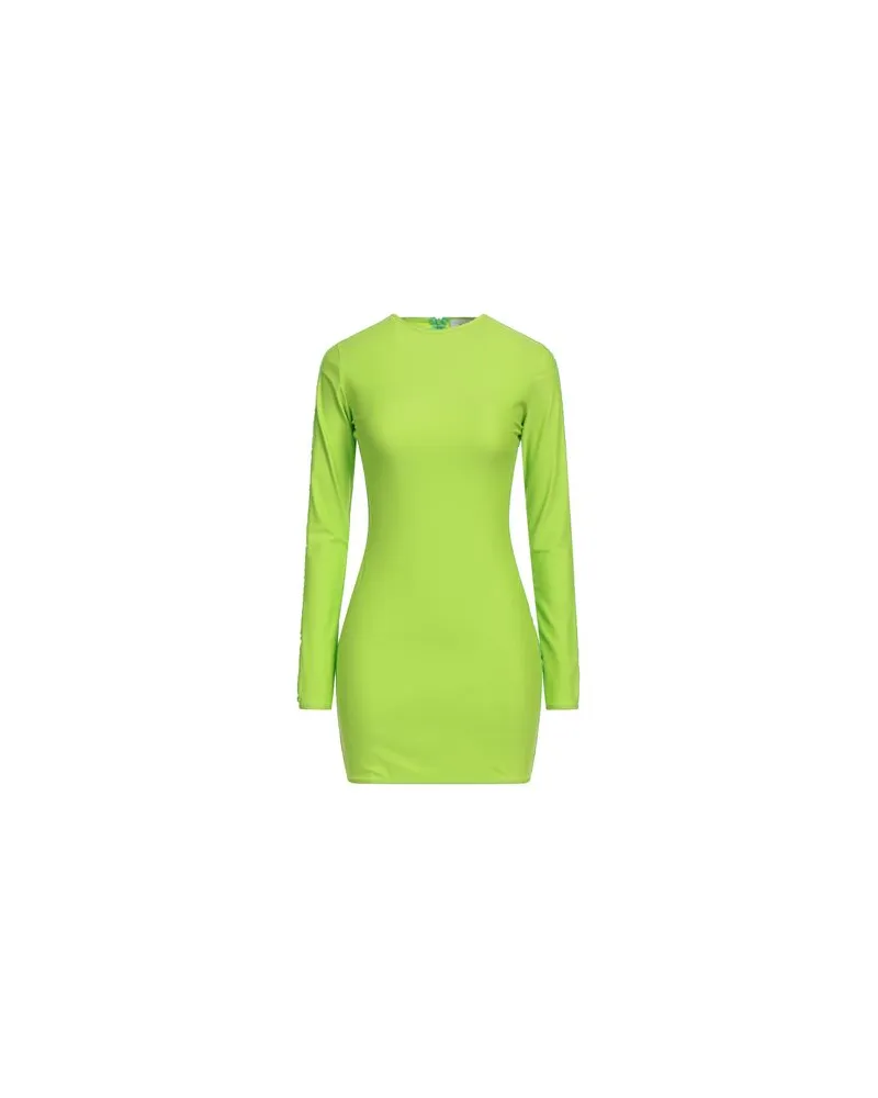 GCDS KLEIDER - Mini-Kleiderauf YOOX.COM Limettengrün