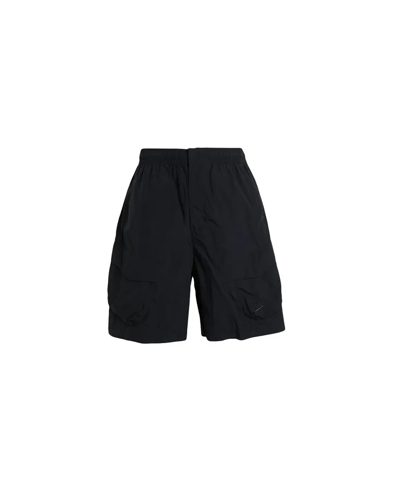 Nike SPORTSWEAR TECH ESSENTIALS MEN'S WOVEN UNLINED UTILITY SHORTS  - NIKE SPORTSWEAR TECH ESSENTIALS MEN'S WOVEN UNLINED UTILITY SHORTS - HOSEN & RÖCKE - Shorts & Bermudashortsauf YOOX.COM Schwarz