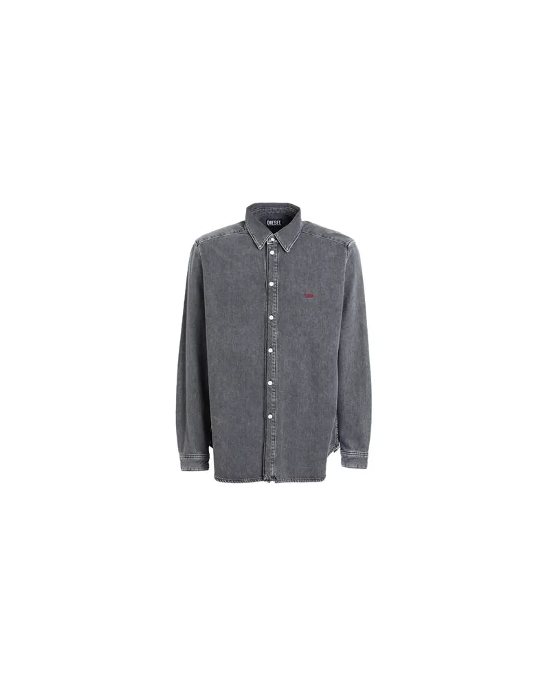 Diesel D-SIMPLY BASIC SHIRT  - TOPS - Jeanshemdenauf YOOX.COM Grau