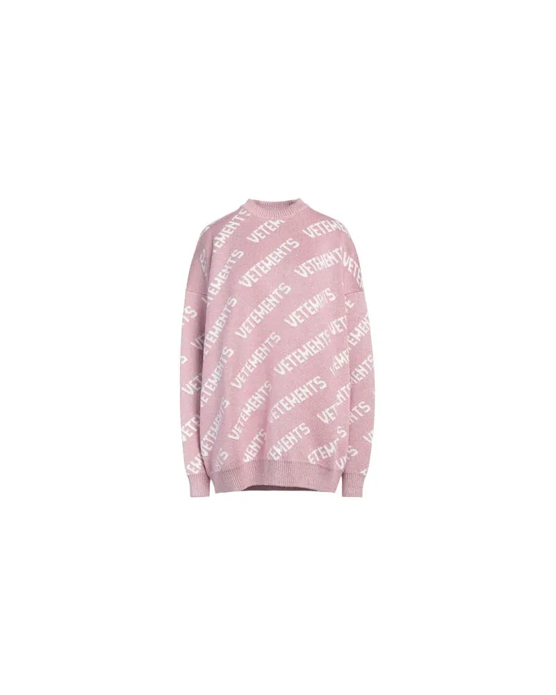 VETEMENTS STRICKWAREN - Pulloverauf YOOX.COM Rosa