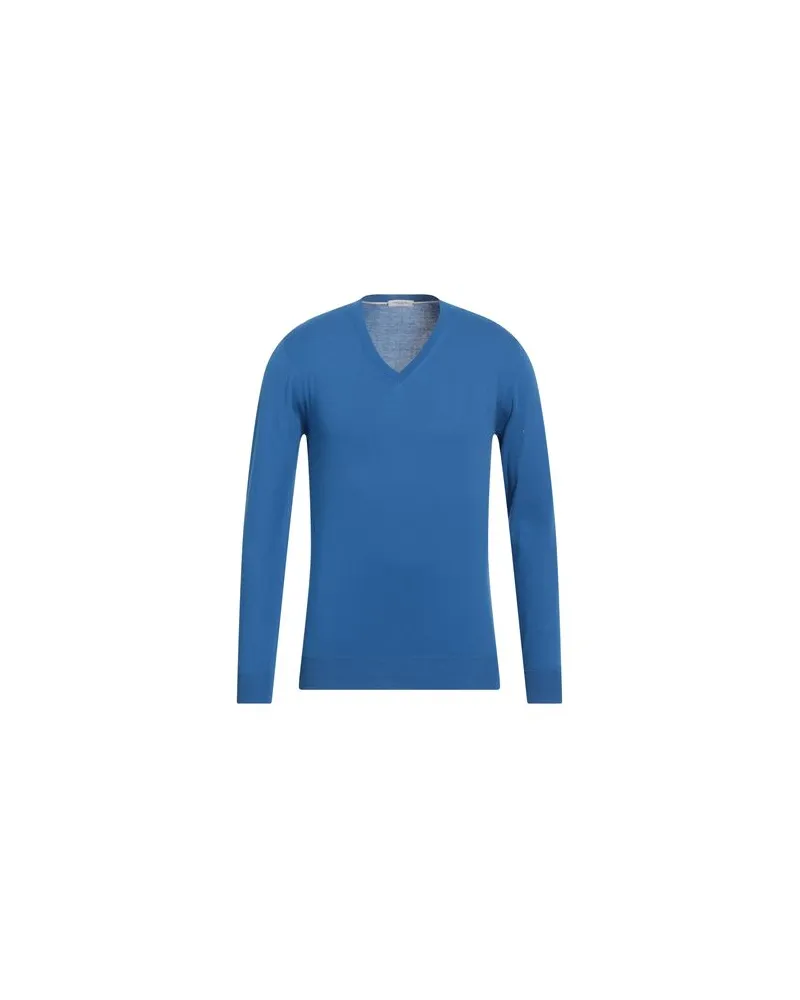 Paolo Pecora Milano STRICKWAREN - Pulloverauf YOOX.COM Azurblau