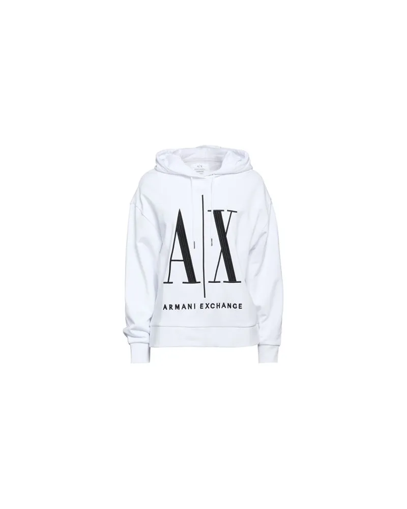 Armani Exchange TOPS - Sweatshirtsauf YOOX.COM Weiß