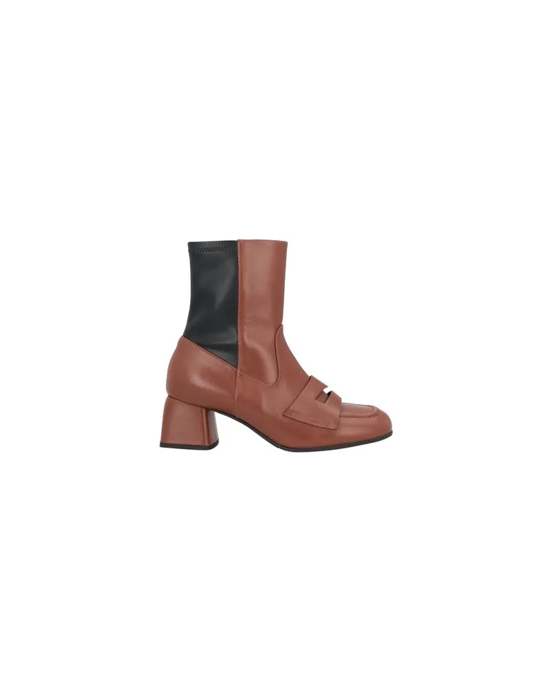 F.lli Bruglia SCHUHE - Stiefelettenauf YOOX.COM Lederfarben