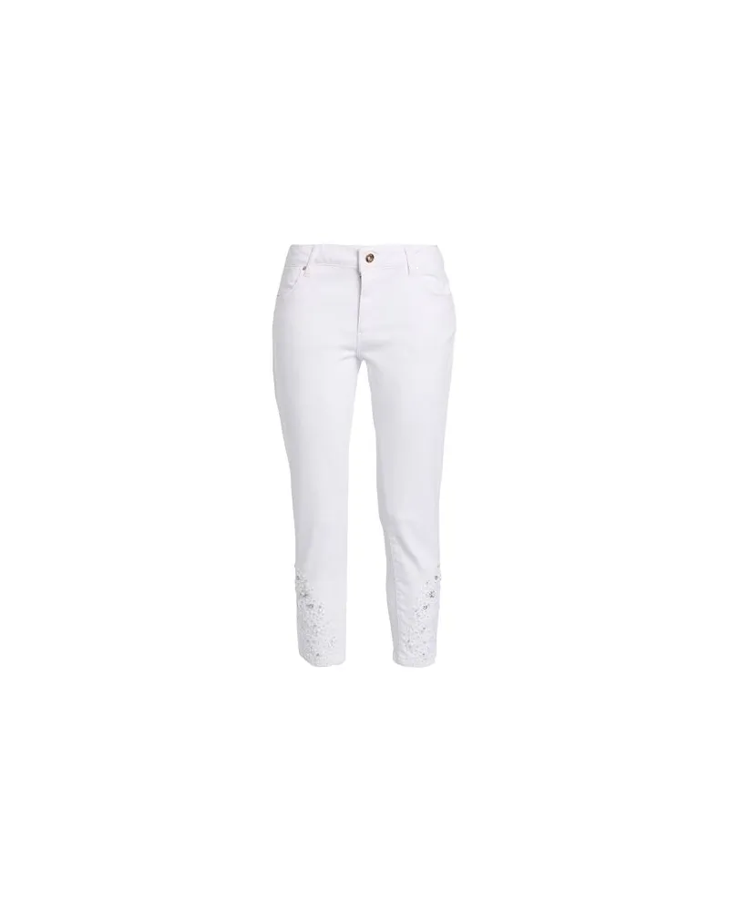 Fracomina COLLECTION - HOSEN & RÖCKE - Jeanshosenauf YOOX.COM Weiß