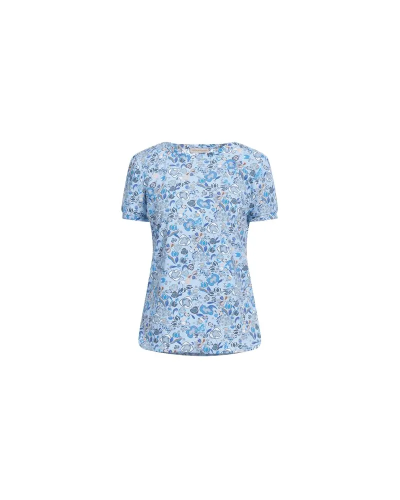 Camicettasnob TOPS - T-shirtsauf YOOX.COM Himmelblau