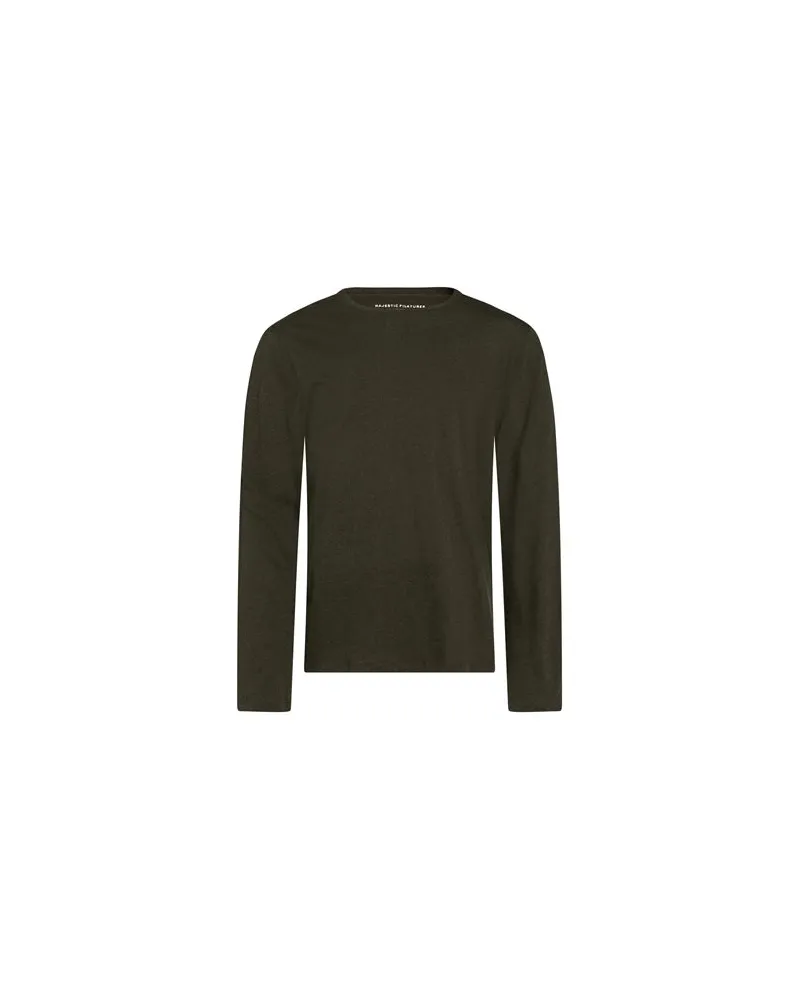 Majestic TOPS - T-shirtsauf YOOX.COM Militärgrün