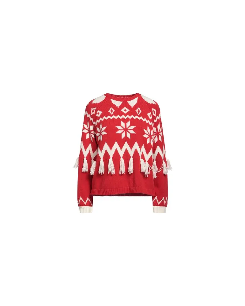 VICOLO STRICKWAREN - Pulloverauf YOOX.COM Rot