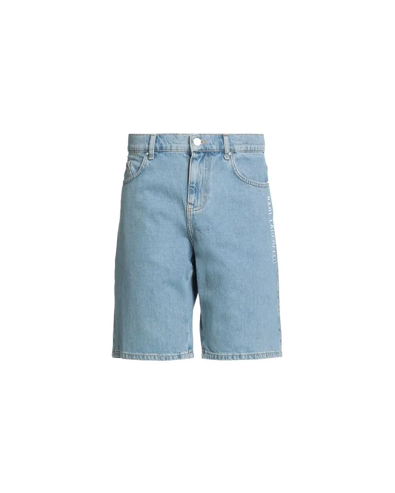 Karl Lagerfeld HOSEN & RÖCKE - Jeansshortsauf YOOX.COM Blau