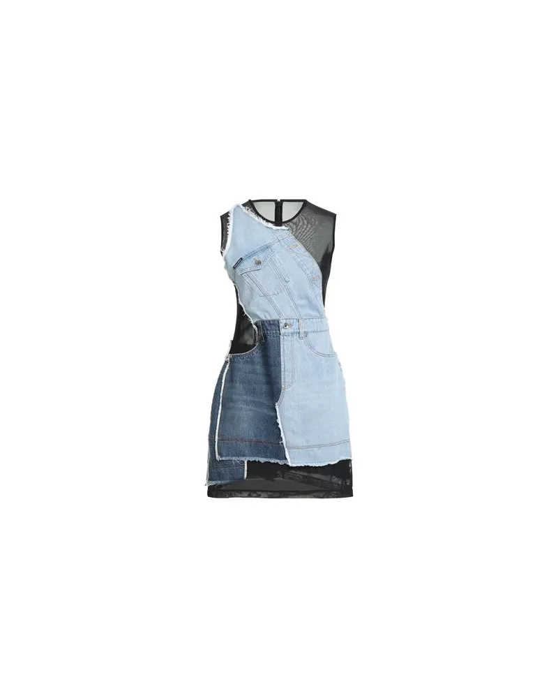 Dolce & Gabbana KLEIDER - Mini-Kleiderauf YOOX.COM Blau