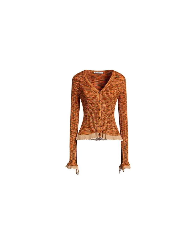 Acne Studios STRICKWAREN - Strickjackenauf YOOX.COM Orange