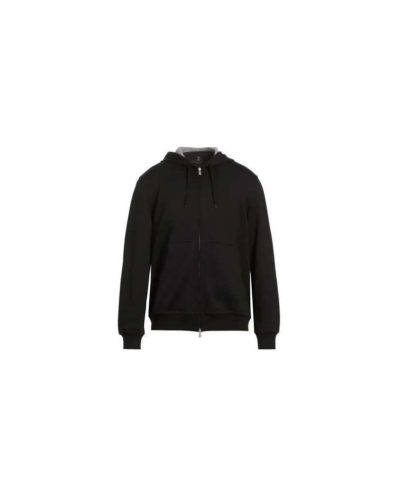 Brunello Cucinelli TOPS - Sweatshirtsauf YOOX.COM Schwarz