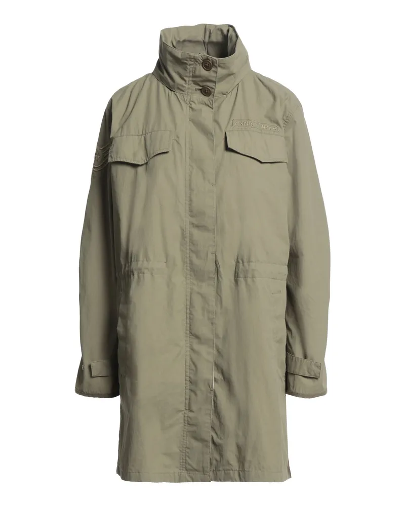 Schott N.Y.C Jacke, Mantel & Trenchcoat Militärgrün