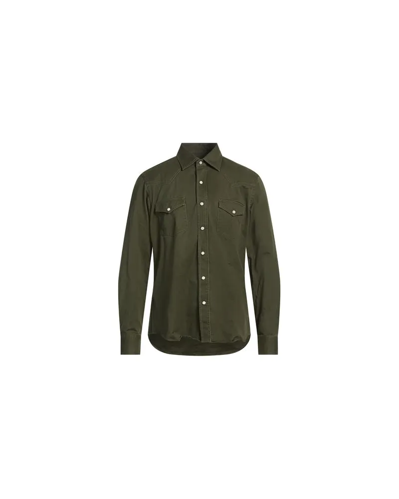 Alessandro Gherardi TOPS - Hemdenauf YOOX.COM Militärgrün