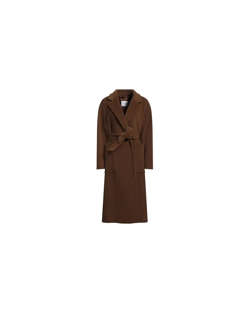 Max Mara SFILATA - JACKEN & MÄNTEL - Mäntelauf YOOX.COM Braun