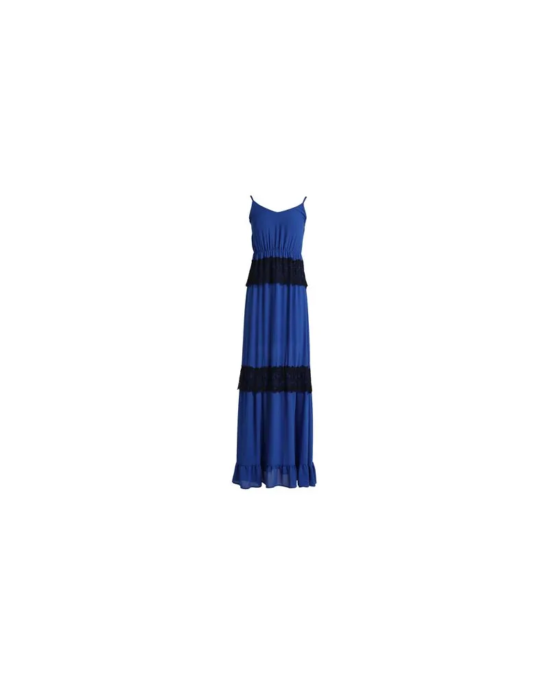 Kaos KLEIDER - Maxi-Kleiderauf YOOX.COM Blau