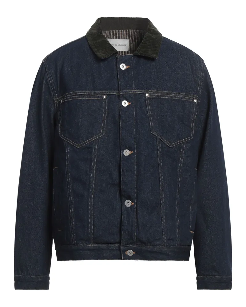 Drôle de Monsieur Jeansjacke/-mantel Blau