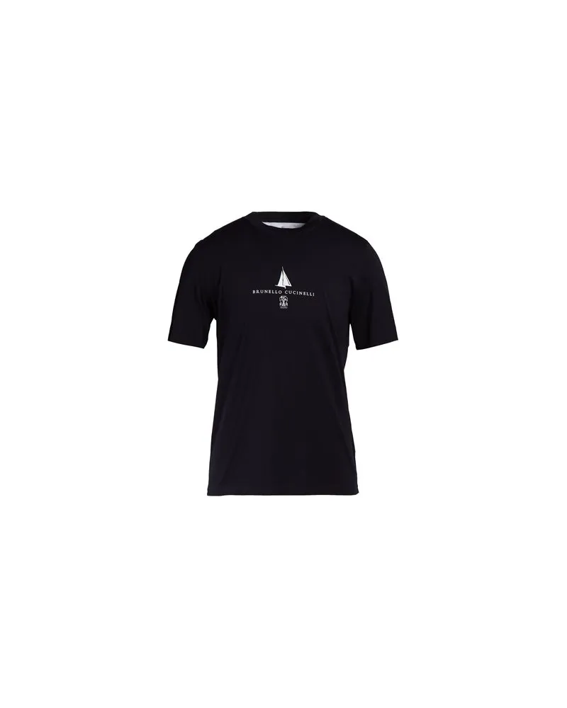 Brunello Cucinelli TOPS - T-shirtsauf YOOX.COM Marineblau