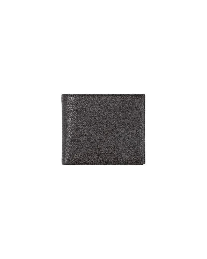 Emporio Armani Kleinlederwaren - Brieftaschenauf YOOX.COM Braungrau