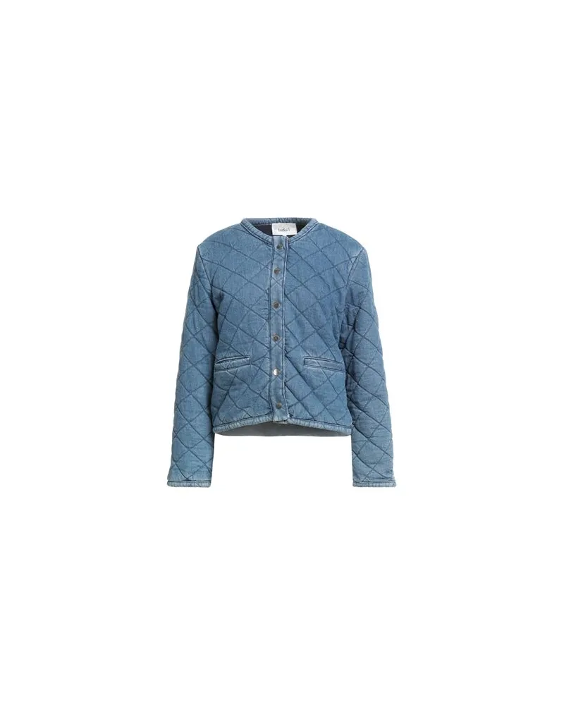 ba&sh JACKEN & MÄNTEL - Pufferjacken & Daunenjackenauf YOOX.COM Blau