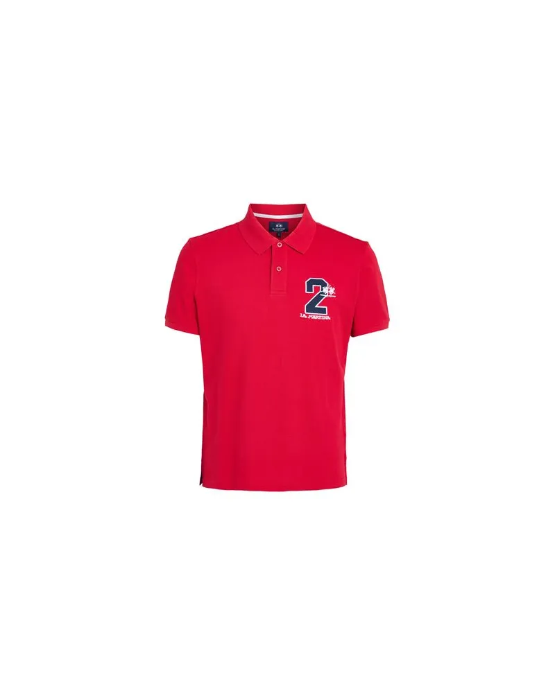 La Martina TOPS - Poloshirtsauf YOOX.COM Rot