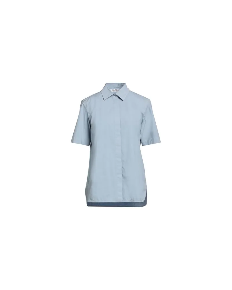 Max Mara SFILATA - TOPS - Hemdenauf YOOX.COM Himmelblau