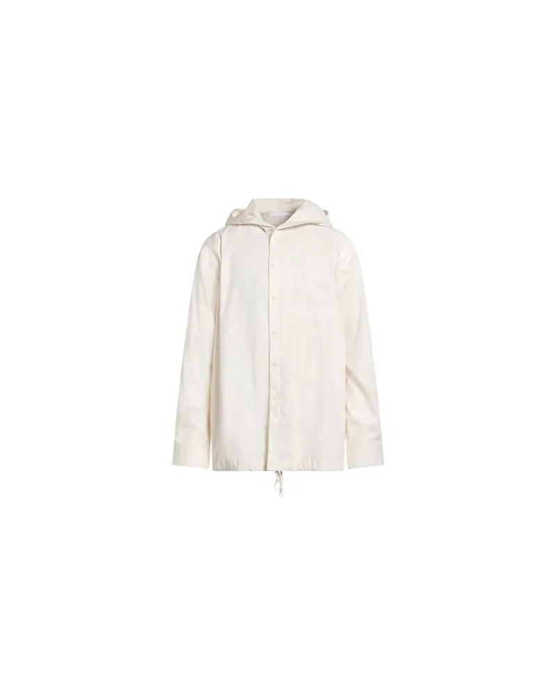 Helmut Lang TOPS - Hemdenauf YOOX.COM Cremeweiß