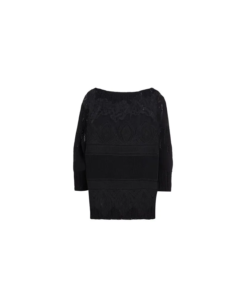 Ermanno Scervino STRICKWAREN - Pulloverauf YOOX.COM Schwarz