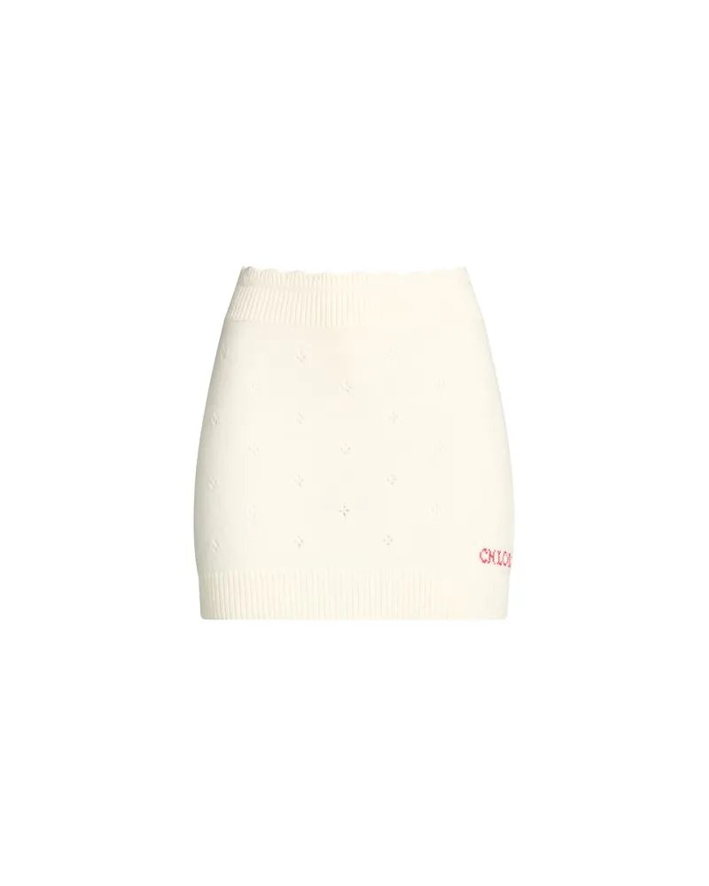 Chloé HOSEN & RÖCKE - Miniröckeauf YOOX.COM Cremeweiß