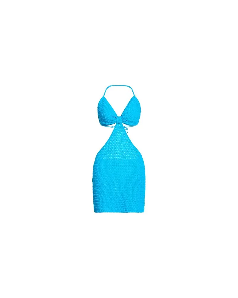BANANHOT KLEIDER - Mini-Kleiderauf YOOX.COM Azurblau